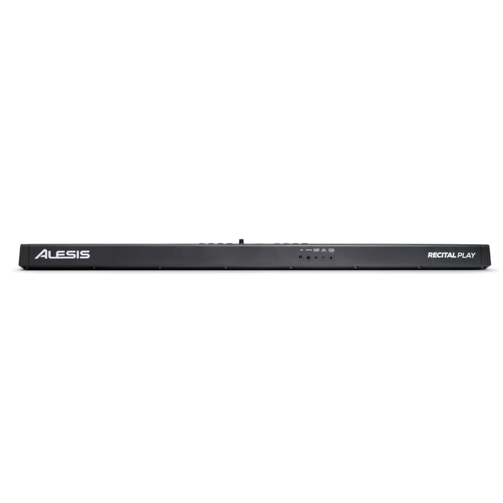 Alesis Keyboard E-Piano mit 88 Tasten, 480 Sounds, Lautsprechern, USB-MIDI, Tragetasche, Ständer, Kopfhörer, Pedal und Klavierlektionen für Anfänger