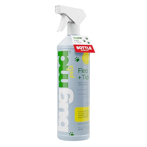 BugMD-Empty-Plastic-Spray-Bottle-32-oz-Refillable-Spray-Bottle-for-Flea-and-Tick-Concentrate-Sold-Separately-Heavy-Duty-Spray-Bottle-Nozzle