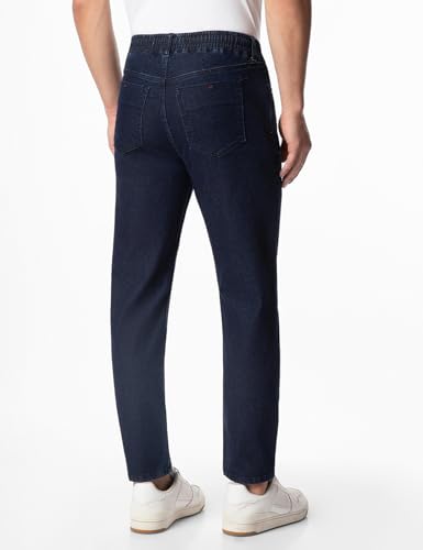 Image of INKD Men's Jogger Jeans - Mid-Rise | Cotton Blend | Stretchable Fabric| Elasticated Waistband | Classic 5 Pocket Styling | Jeans for Men | Men's Bottomwear (Available in Plus Sizes)