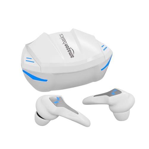 amazon basics True Wireless Gaming Mode in-Ear Earbuds, Up to 50ms Low Latency & Built-in Mic, 60H Playtime, IPX5 Sweat & Water Resistant, Touch Controls & Voice Control, Super Fast Charging (White) (B0D739R2NZ) Amazon Price History, Amazon Price Tracker