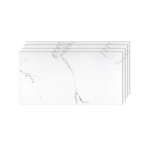 IZODEKOR 4 Pcs 24'x48' PVC Marble Wall Panels - Realistic Marble Look, 3D Wall Panels for Shower...