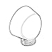 Moen Round Wrought Iron Drop Ell Handheld Shower Wall Connector, A725WR