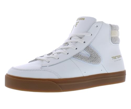TRETORN Ad Court Mens Shoes Size 9, Color: White/Taupe