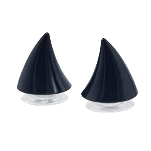 Mylujo Lot de 2 cornes de casque de moto avec ventouses pour corne souple et étanche Cover