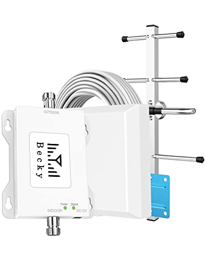 5G Cell Signal Booster Covers Signal Up to 4500 Sq Ft, Cell Phone Signal Booster Supports Band 12/13/17 (700Mhz) Verizon, AT&T | Enhanced 5G 4G LTE | Cellular Phone Booster for Home & Office