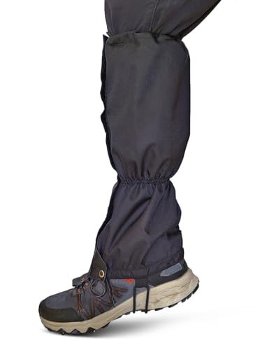 Image of Gipfel Alpine Fitted Gaiter for Hiking in Snow and rain, Climbing, Trekking, Waterproof Windproof Sandproof, with Secure Fasten Belt, Adjustable Hiking Gaiters, Lightweight (1 Pair)