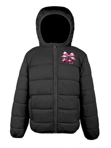 MyFav Girls and Toddlers Lightweight Puffer Jacket Warm Hooded Wind Water-Resistant Winter Down Coat