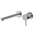 Graff G-6138-LM41W-PN M.E. 25 7 1/2" Single Handle Wall Mount Widespread Bathroom Sink Faucet In Polished Nickel, Rough/Valve: Trim + Rough