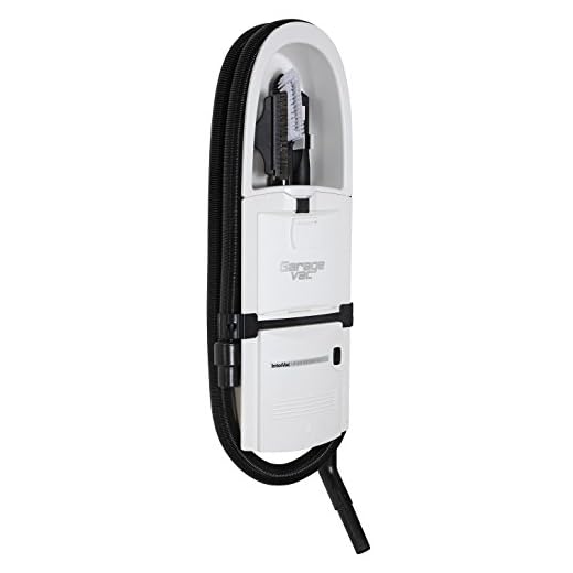 GarageVac GH120-W White Surface Mounted Vacuum Cleaner