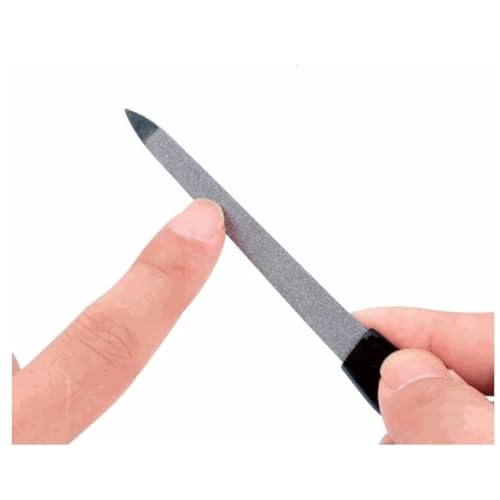 Image of Stainless Steel Nail Shaper Filer With Rubber Handle Tool for Manicure n Pedicure, Finger n Toe for Shaping, Smoothing n Nail Art