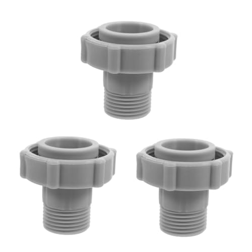ibasenice Junta De Piscina De 3 Piezas Desagüe De Piscina Accesorios para Piscina Accesorios De Salida De Piscina Piezas De Repuesto para Piscina Conector De Drenaje Cabezales De