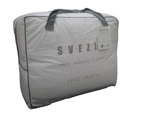 Couette lit une place et demie 200x200 cm d'hiver anti-acariens - 2