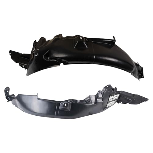 Image of TRQ Front Inner Fender Liner Set Compatible with 2006-2011 Hyundai Accent HY1250113 HY1251113