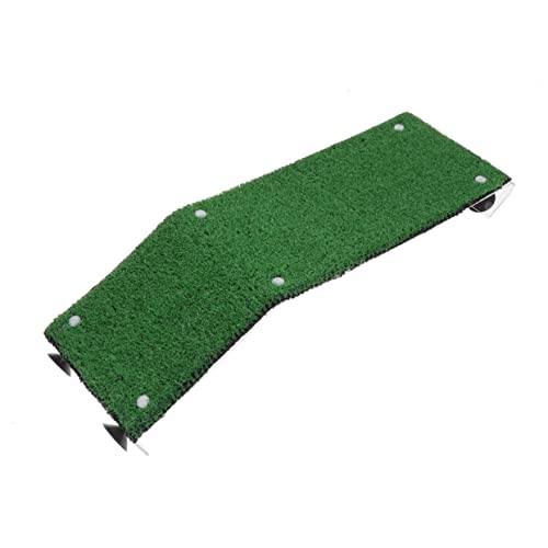 GRIRIW Unique Tortoise Climbing Platform Turtle Tank Basking Platform Vivid Grass Ladder