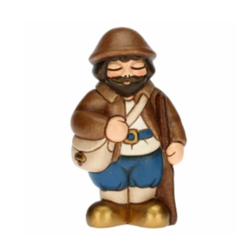DIMENSIONI - 4,6x3,7x8 cm h THUN ® - Cacciatore Presepe Classico