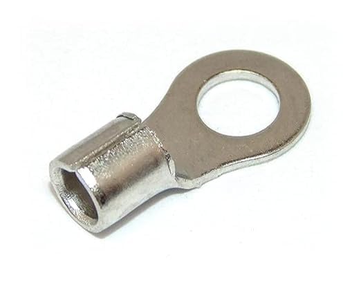 AR Tapes & plastics Non Insulated Cable Having 8mm Stud Hole Ring Terminals Lugs for 10sqmm Wire Connector (Pack of 50)-image-27
