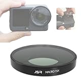 Honbobo Mikroobjektiv für DJI Osmo Action 6, 15X Micro Lens Makro Linse Filter Objektiv Zubehör für DJI Osmo Action 6 (Threaded-Removal Original Lens)