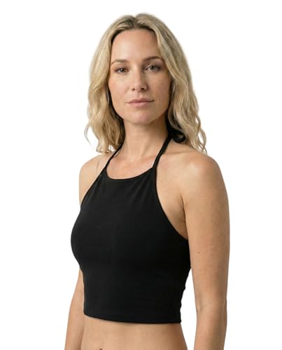 Débardeur noir slim fit Brandit pour femme avec un dos-nu élégant