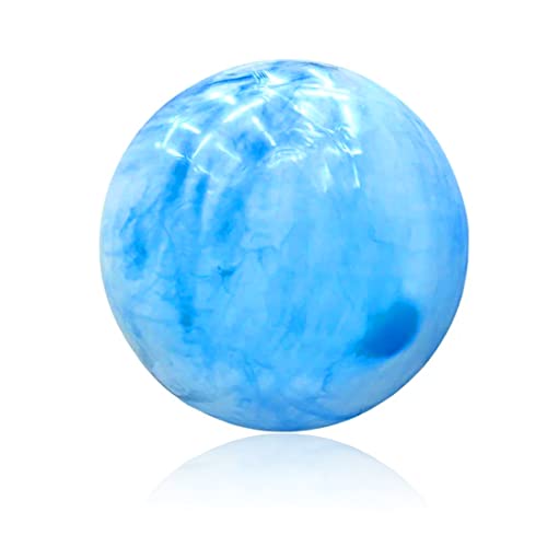IUDWCG - 1 Pcs Kleiner Pilates-Ball Gymnastikball - 25cm Yoga-Pilates-Ball Kleiner Gymnastikball, dicker explosionssicherer Gymnastikball, rutschfest und ultraleicht weich, Heim, Büro (blau)