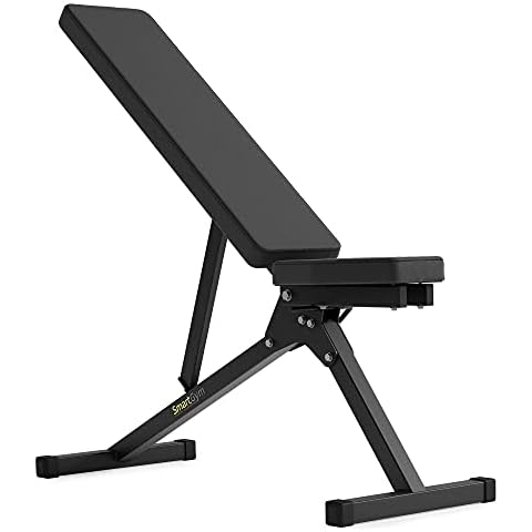 Marbo Sport Adjustable Multi-Function Training Bench Slanted Bench Weight Bench Black SmartGym SG-11 Cover