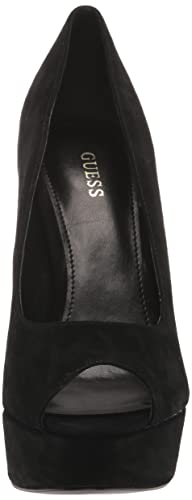 Image of Guess Women's Cacei Pump, Black Suede, 9.5