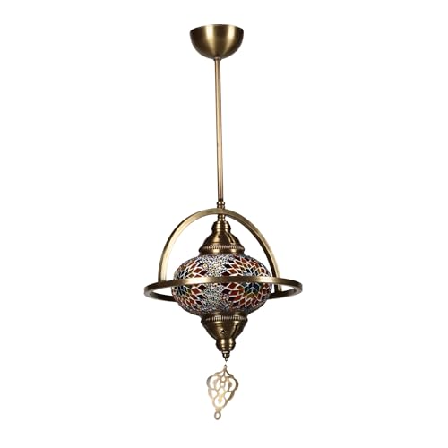Lustre avec corps en métal Opviq capuchon en verre culot E27 40W