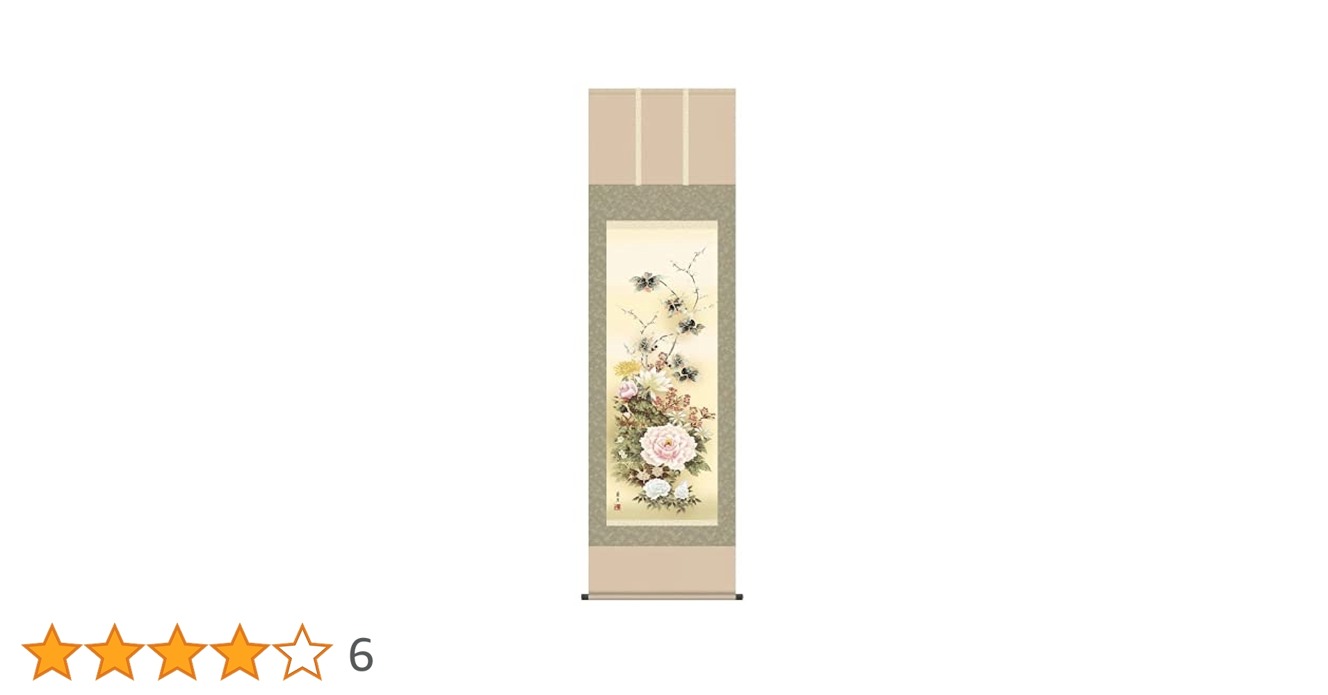 美品 掛け軸 金武翠輝作 名花十友図 共箱 美術年間掲載作家 縁起物 美品 掛け軸 金武翠輝作 名花十友図 共箱 美術年間掲載作家 縁起物