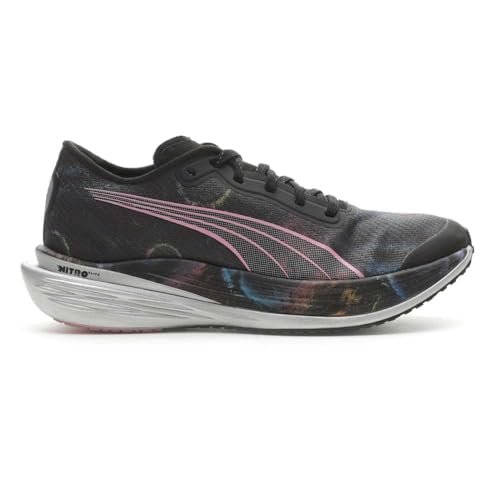 PUMA Womens Deviate Nitro Elite 2 Marathon Series Running Sneakers Shoes Neutral - Black - Size 8 M - Main Image