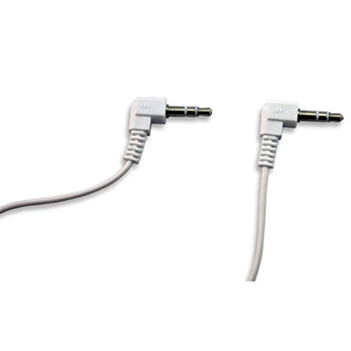 Cable auxiliar de audio Jack 3.5mm blanco miniatura 2