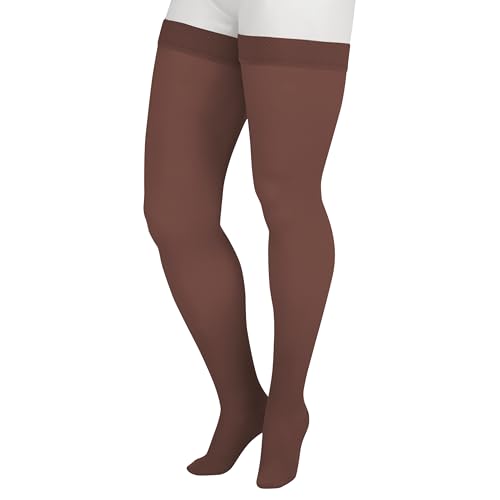 Image of Juzo Soft 2000 Thigh High Compression Stocking 15-20 mmHg Closed Toe, Short