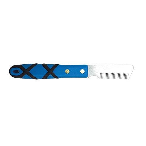 GROOM PROFESSIONAL Stripping Knife for Dogs - Hand Stripping Knife for Grooming - Professional Hair Stripping - Ideal for Medium Thickness Coats - Comfortable Grip Handle, Medium