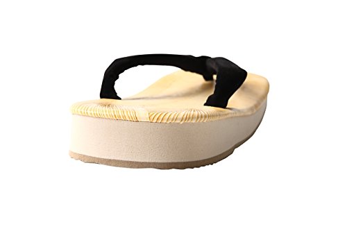 Edoten Black Setta Japanese Tatami Zouri Sandals XXXL4