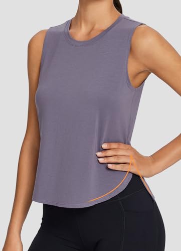 BALEAF-Workout-Tank-Tops-for-Women-Sleeveless-Athletic-Tops-Flowy-Soft-Loose-Fit-Hip-Length-Running-Shirts-Gym-Quick-Dry