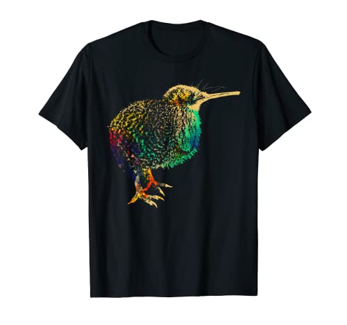 Kiwi Bird Animal Nueva Zelanda Colorido Camiseta