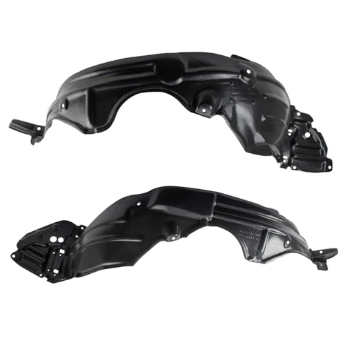 Image of TRQ Inner Fender Liner Set Compatible with 2012 Toyota Yaris TO1249168 TO1250120