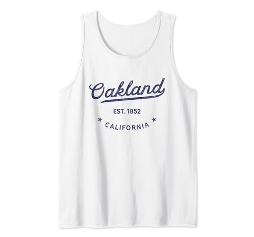 Oakland, California, recuerdo de viaje genial, vintage, Oakland Camiseta sin Mangas