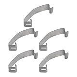 / Vibsky Edelstahl Motor Luftfilter Gehäuse Box Spring Clip Klemme für BMW E32 E34 E38 E39 E46 E53 E60 E63 E64 E65 E66 E83 Z4 Serie, Silber