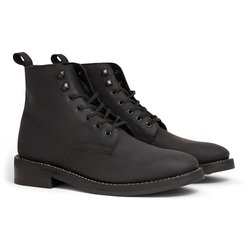 Image of Northridge Leather Denali Men’s Boot – Premium Full-Grain Leather Ankle Boot with Studded Outsole & Glove-Lined Interior