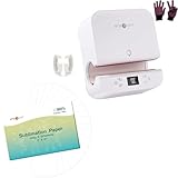 HTVRONT Auto Tumbler Heat Press with 150 Sheets Sublimation Paper 11x17