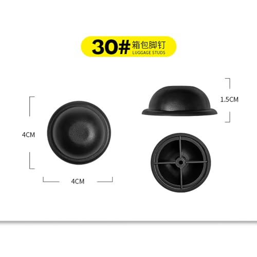 Image of Luggage Feet Pads,2 Pcs Luggage Feet Pads Luggage Replacement Part Bottom Stud Stand Suitcase Feet Pad Suitcase Stand Feet Accessories