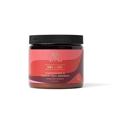 AS I Am Long and Luxe Growash Cleansing Creme Conditioner, 16 Ounce