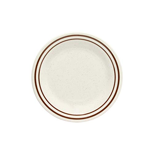Restaurant Essentials Arcadia melamine dinnerware collection 6.25 inch round bread plate, comes in dozen