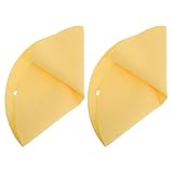 ARTSEWPLY 2 Stück Absorbierende Töpfermatte Rund mit Doppel-Loch Fixierbare Tonformplatte für Töpferscheibe Stabile Trimmauflage für Keramikhandwerk Wiederverwendbar Kompatibel mit