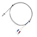 Termopar tipo K, Tornillo m6 Tipo K 0-400 ℃ Sondas de sensor de termopar Cable del sensor de temperatura(3m)