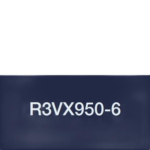 CARLISLE R3VX950-6 Rubber Power-Wedge Cog-Band Banded Belt, 6 Bands, 3/8