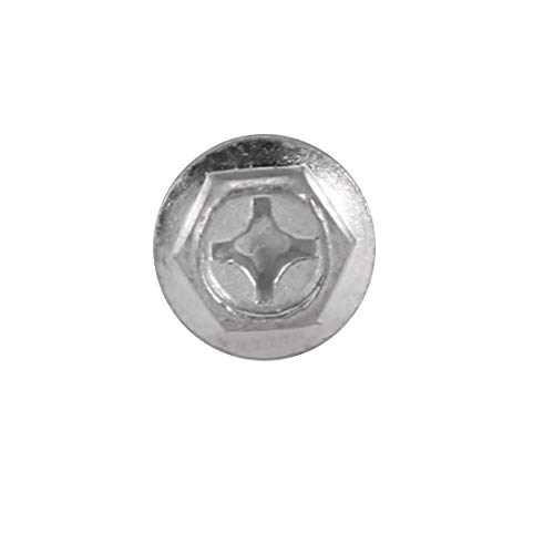 Tornillo autorroscante M8x16 mm cabeza hexagonal zinc miniatura 2