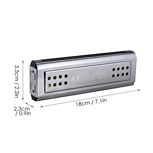 Harmonica Harmonica vibrato 2 en 1 dural Key c & G 24 double trou 48 reedless avec PAD Box instruments à vent - Les Beatles, Paul McCartney, John Lennon, RIngo Starr, George Harrison Harmonica Harmonica vibrato 2 en 1 dural Key c & G 24 double trou 48 reedless avec PAD Box instruments à vent – Image 5
