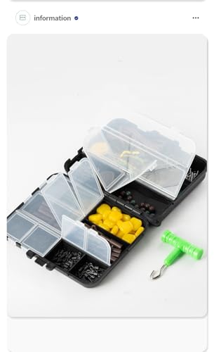 Kit de pesca para carpa con 268 piezas miniatura 4
