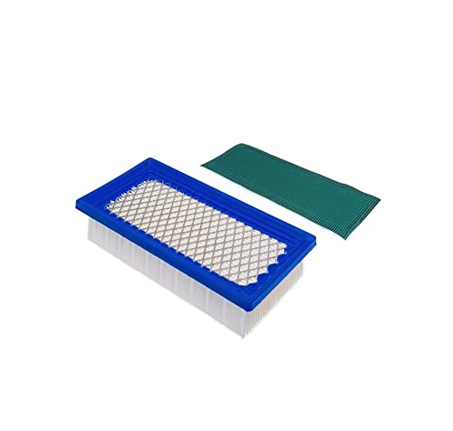 MOWFILL 2 Pack 691643 Air Filter with Pre Filter 492889 Replace BS 4195 496077 691643 Generac 691643 John Deere AM34093 Fits 176400 19B400 19E400 19F400 19G700 192400 196400 226400 256400