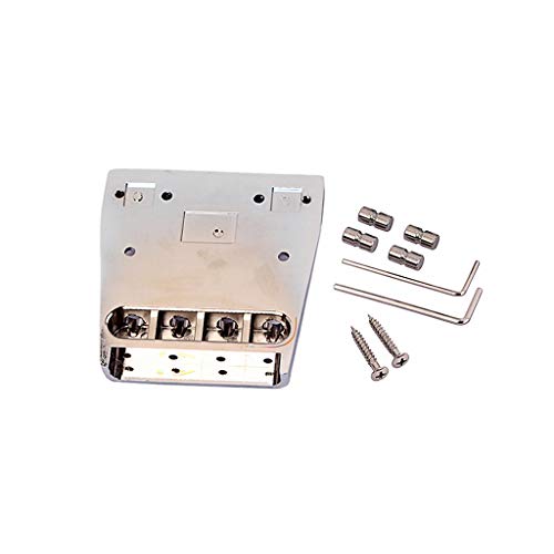 4 Strings Bass Bridge Single Bridge Repalcement Parts for Headless Guitar Accessories